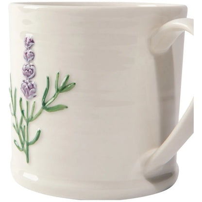 Lavender Embossed Mug