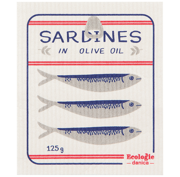 Swedish Sponge Cloth - Del Mar Sardines