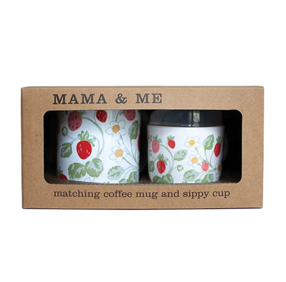Mama and Me Mug Set - Strawberries