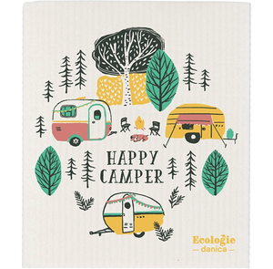 Swedish Sponge Cloth - Happy Camper