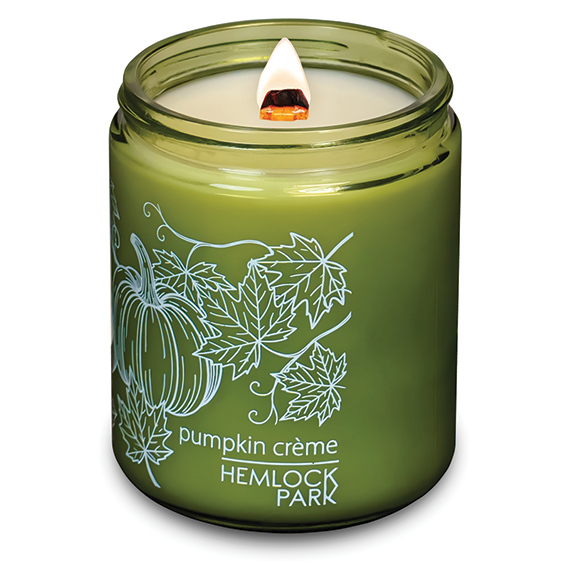 Pumpkin Creme (8 oz Green Glass Candle)