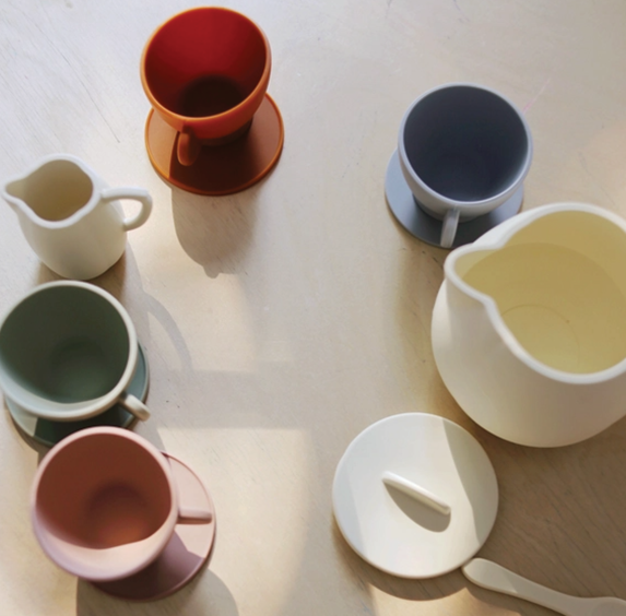Silicon Tea Set - Multi Colored