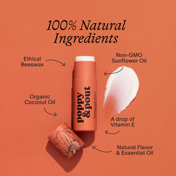 Lip Balm - Pomegranate Peach