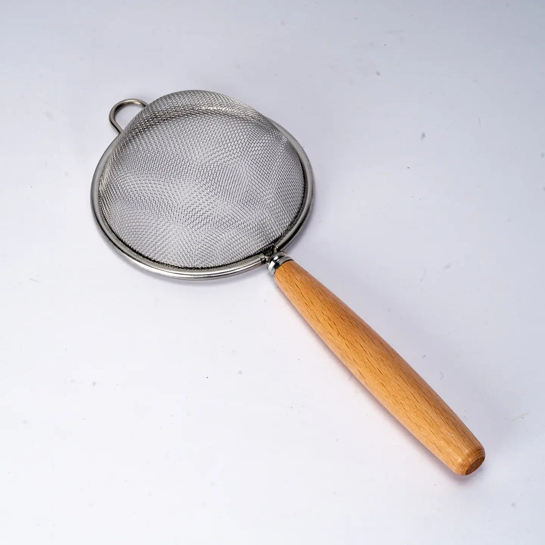 Matcha Tea Strainer/Sifter (Stainless Steel with Wooden Handle)