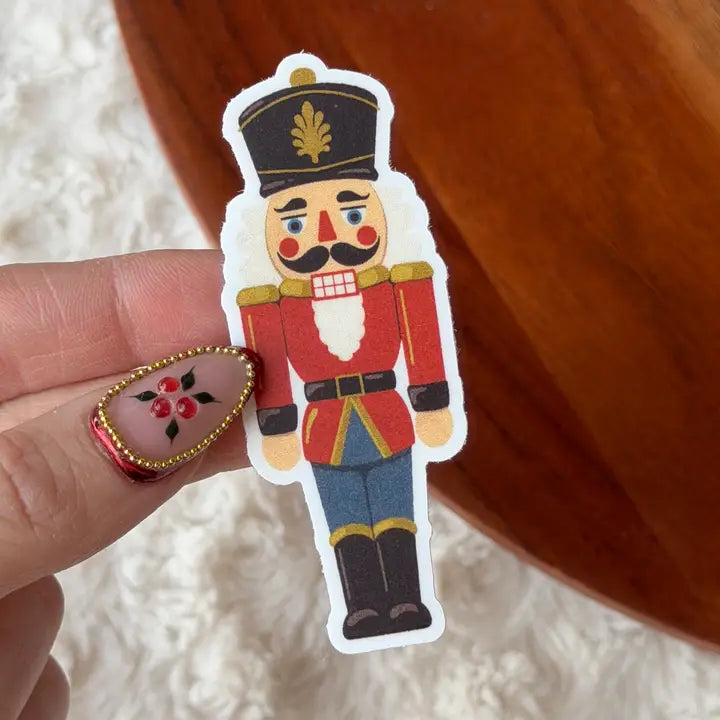 Vinyl Sticker - Vintage Nutcracker