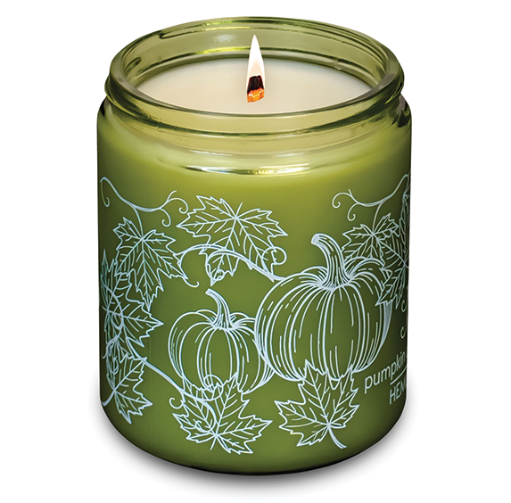 Pumpkin Creme (8 oz Green Glass Candle)