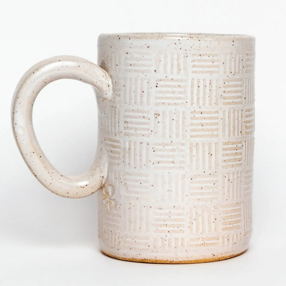 Mid Century Art Deco White Mug (14oz)