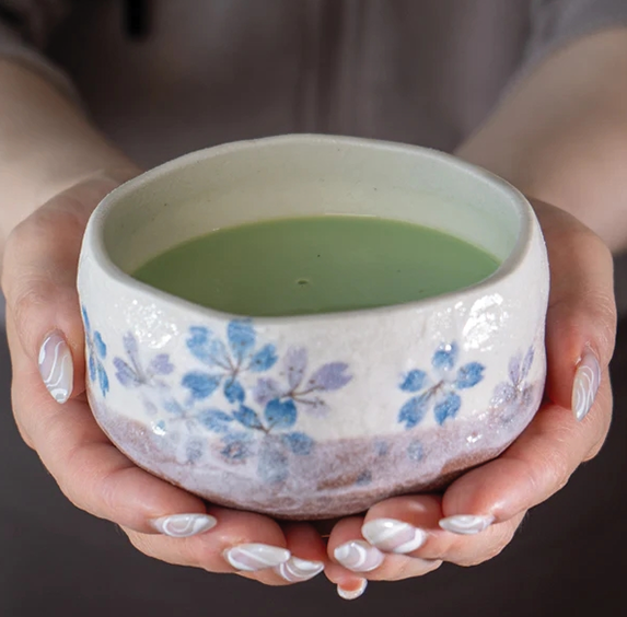 Matcha Bowl - Blue Sakura