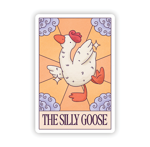 Vinyl Sticker - Silly Goose Tarot