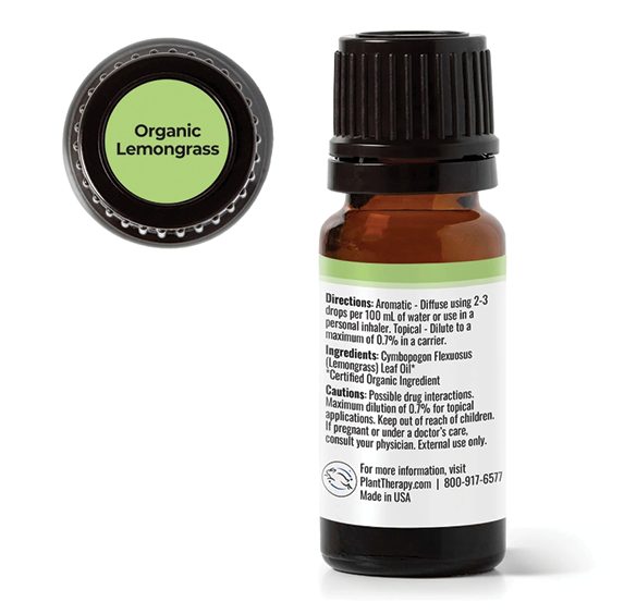 Essential Oils - Organic Lemongrass