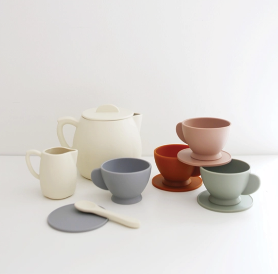 Silicon Tea Set - Multi Colored