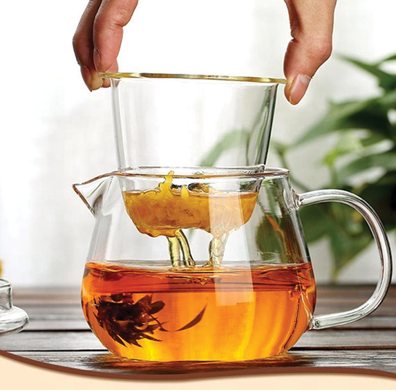 Glass Teapot with Infuser and Lid