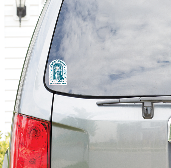 Vinyl Sticker - Leaving Reality Entering Fiction