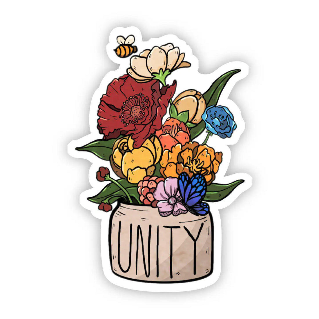 Vinyl Sticker - Unity Floral