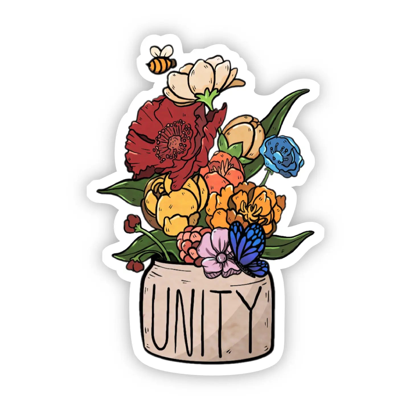 Vinyl Sticker - Unity Floral