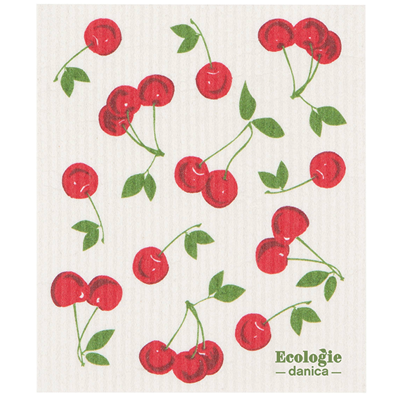 Swedish Sponge Cloth - Cherries
