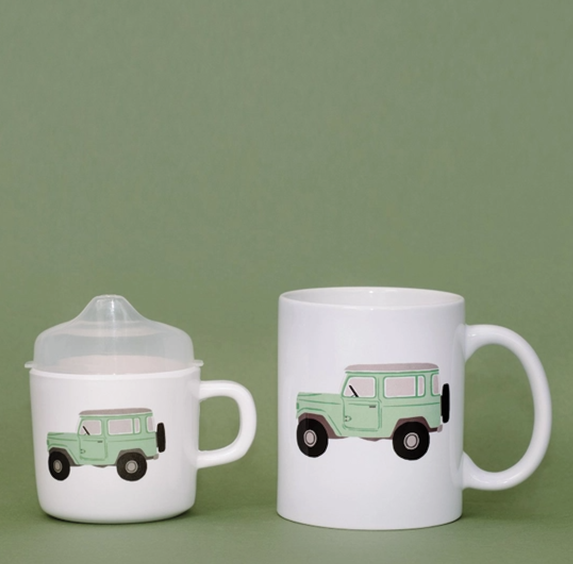 Dada and Me Mug Set - Vintage Truck