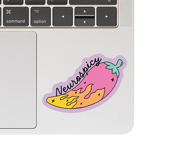 Vinyl Sticker - Neuro Spicy
