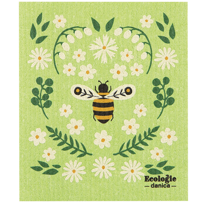 Swedish Sponge Cloth - Bee Garden