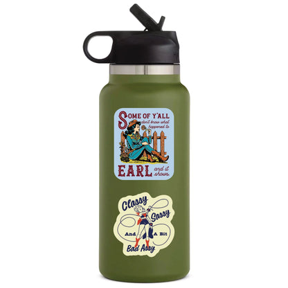 Vinyl Sticker - Country Cowgirl Song Friendship