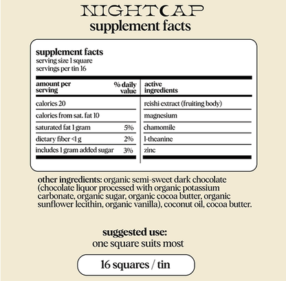 Mushroom Chocolates - Nightcap for Deep Sleep