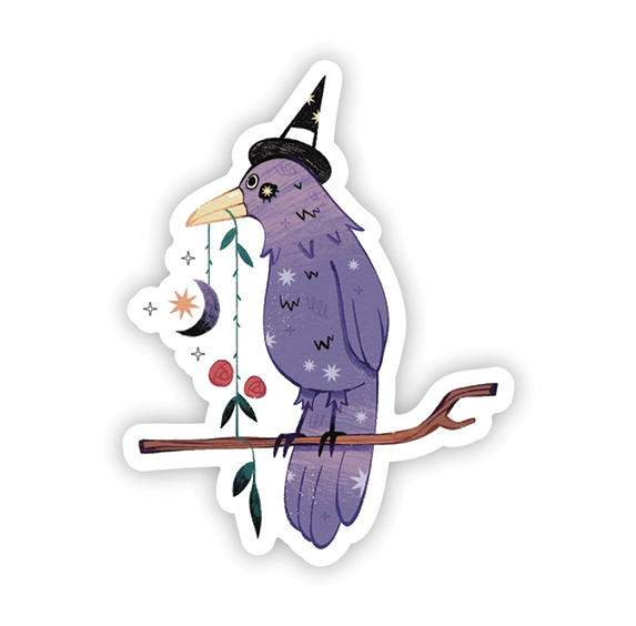 Vinyl Sticker - Raven Witch