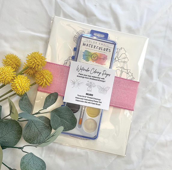 BristlesandDesign Watercolor Kit - Spring