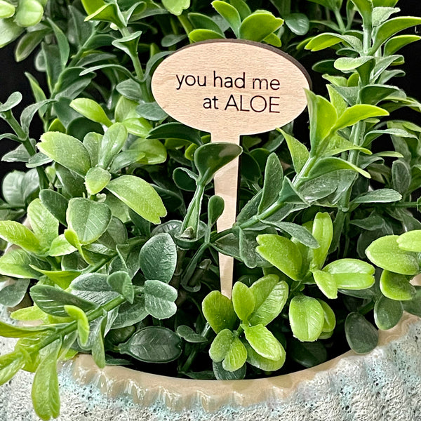 Snarky Wood Plant Markers