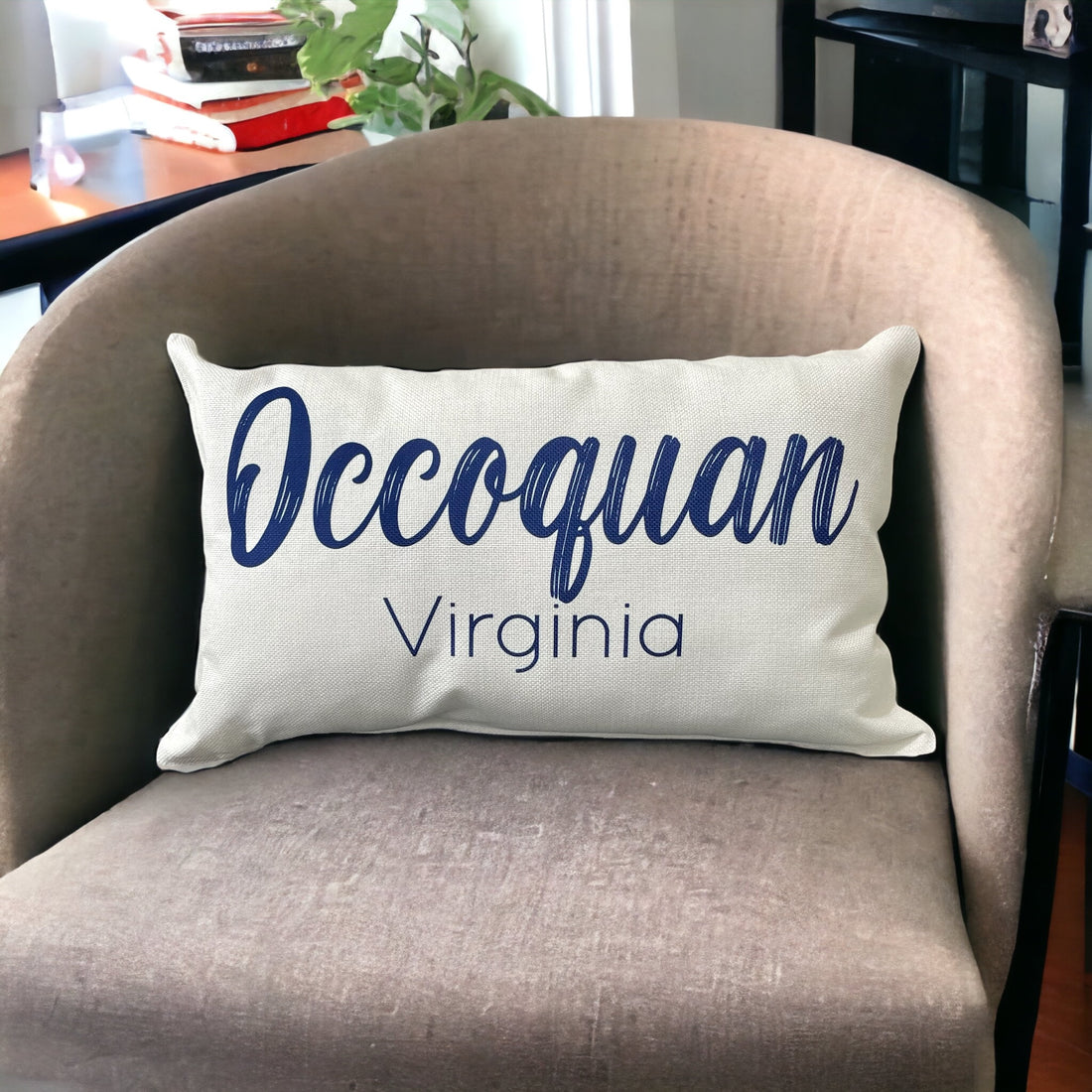 Occoquan, Virginia Throw Pillow