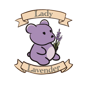 Vinyl Sticker - Lady Lavender Bear