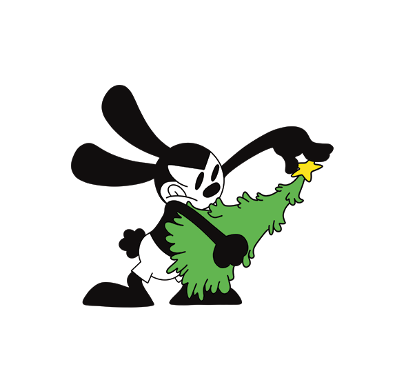 Vinyl Sticker - Oswald Christmas