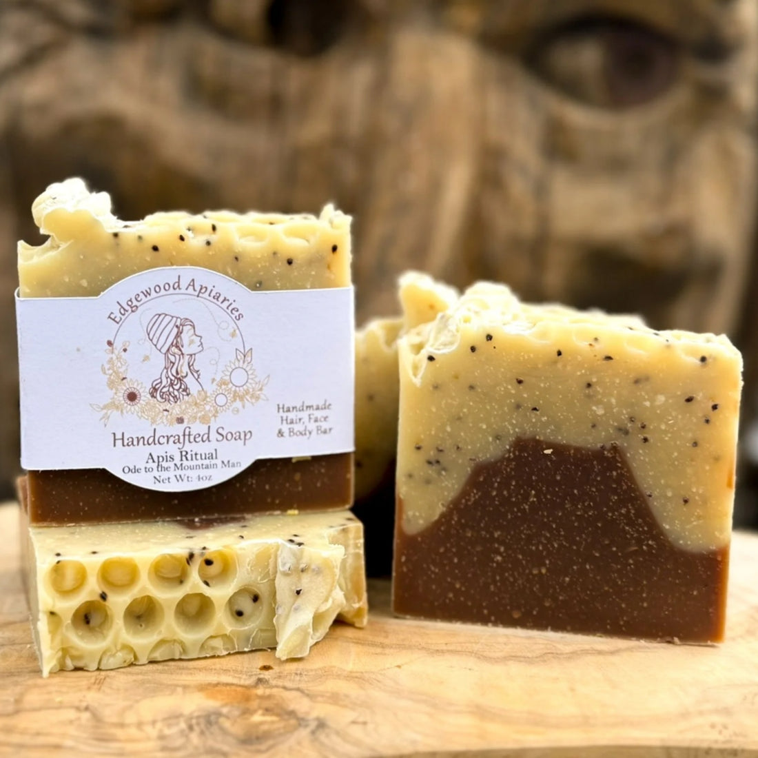 Edgewood Apiaries Soap - Apis Ritual Hair, Face and Body Bar