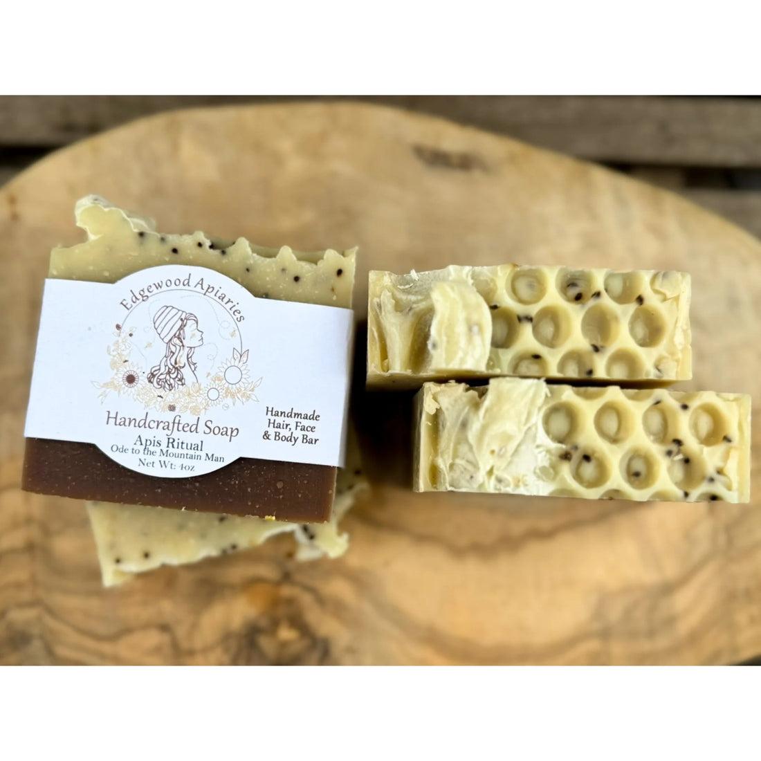 Edgewood Apiaries Soap - Apis Ritual Hair, Face and Body Bar