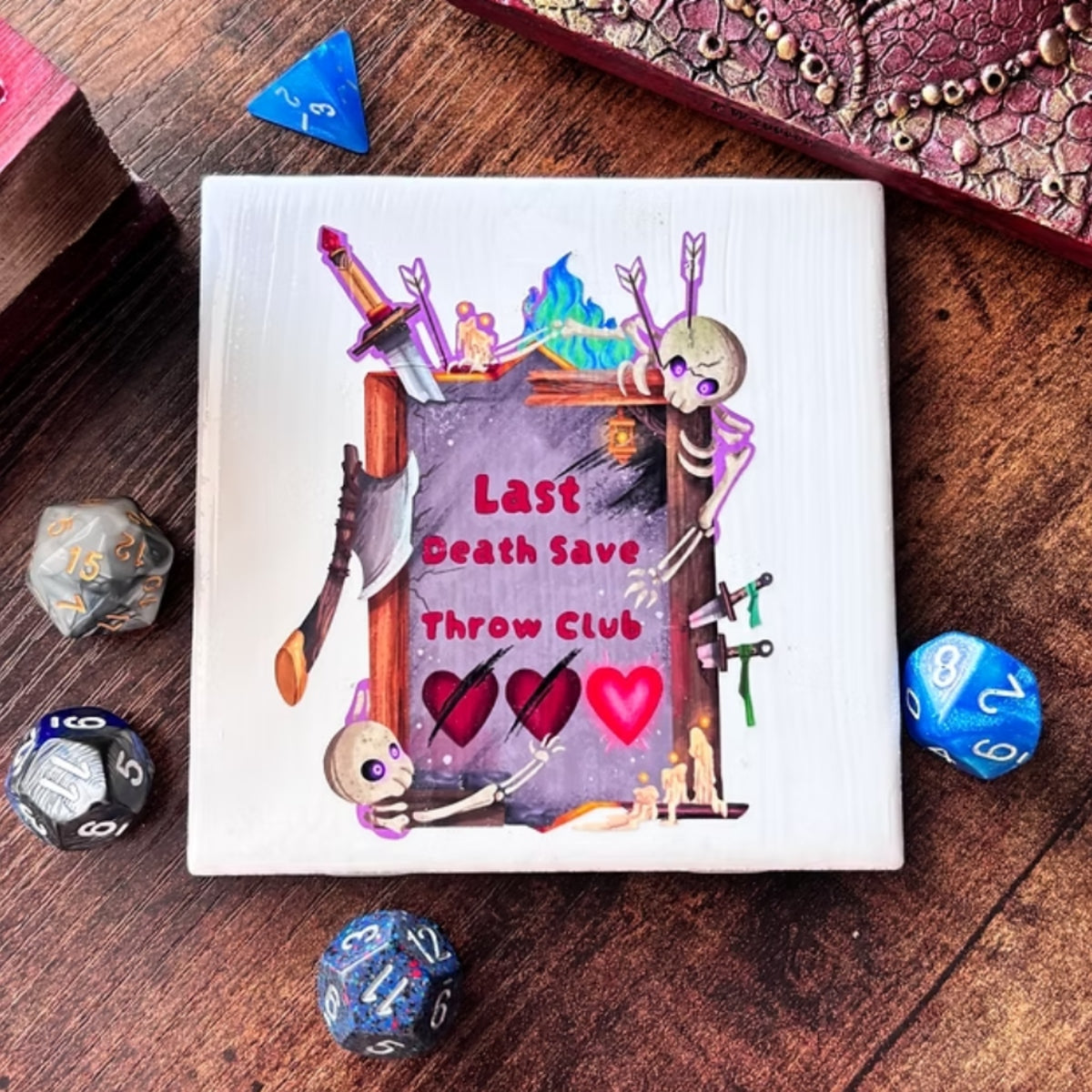 Last Death Save Coaster