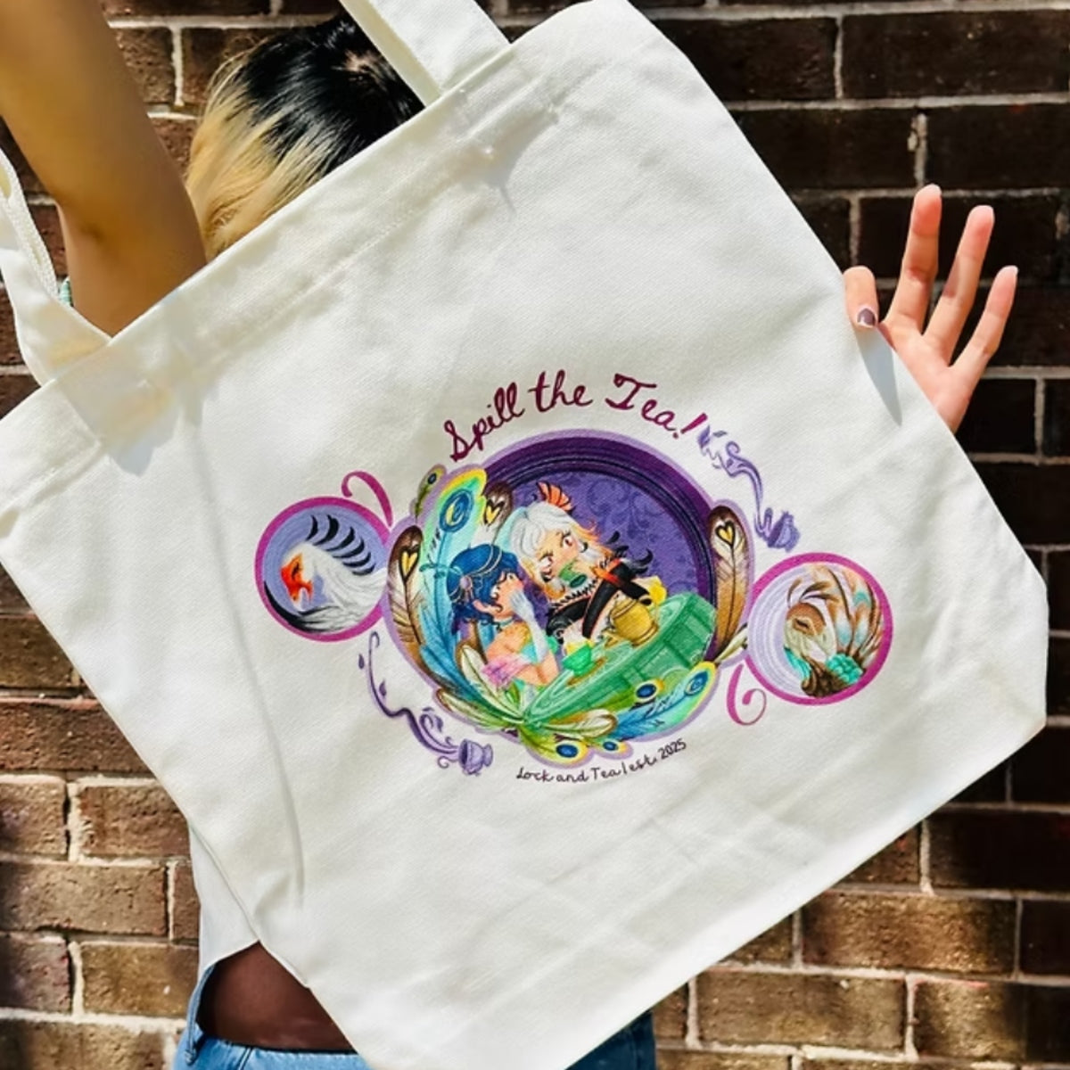 Spill The Tea (Birds of a Feather) Tote Bag