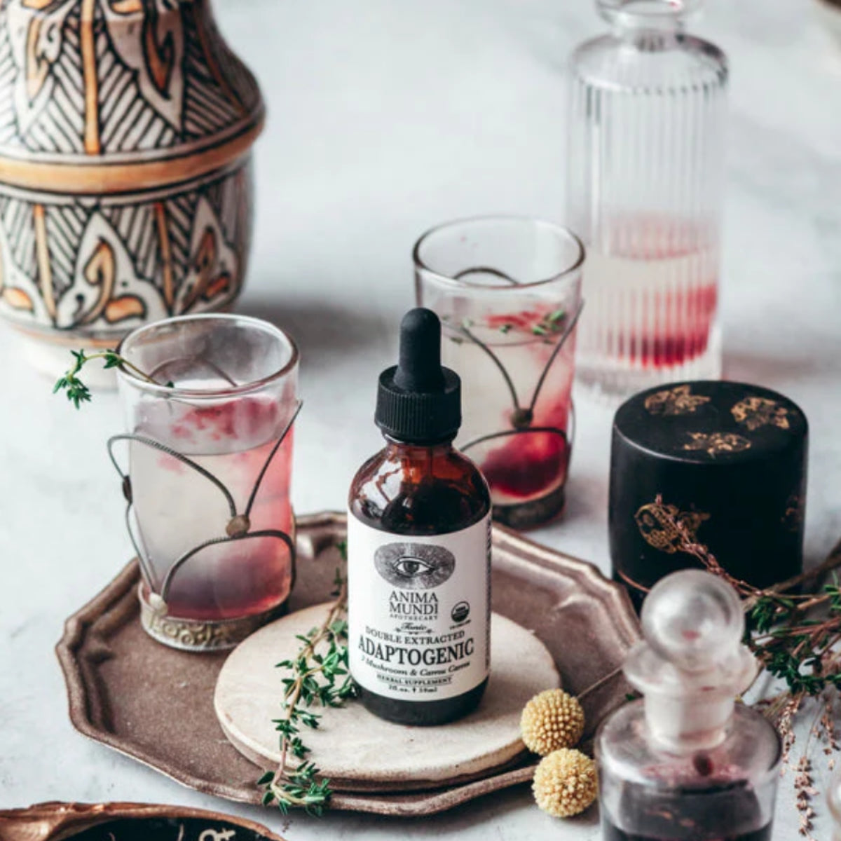 Adaptogenic Tonic - 7 Mushroom, Camu Camu, Mangosteen