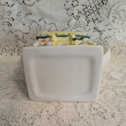 Vintage Cottage House Teapot