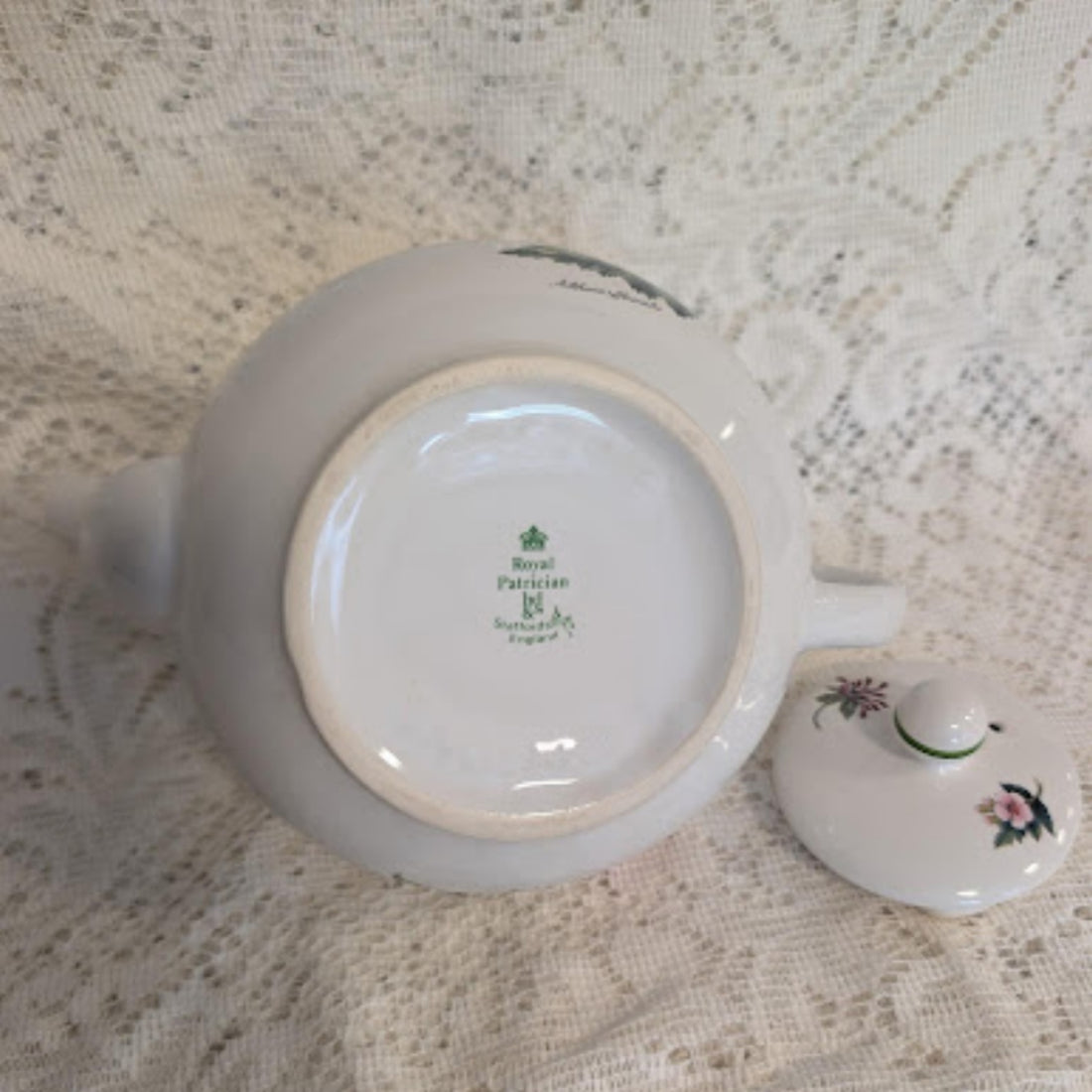 Vintage Royal Patrician "Stratford" Floral Teapot – Staffordshire England