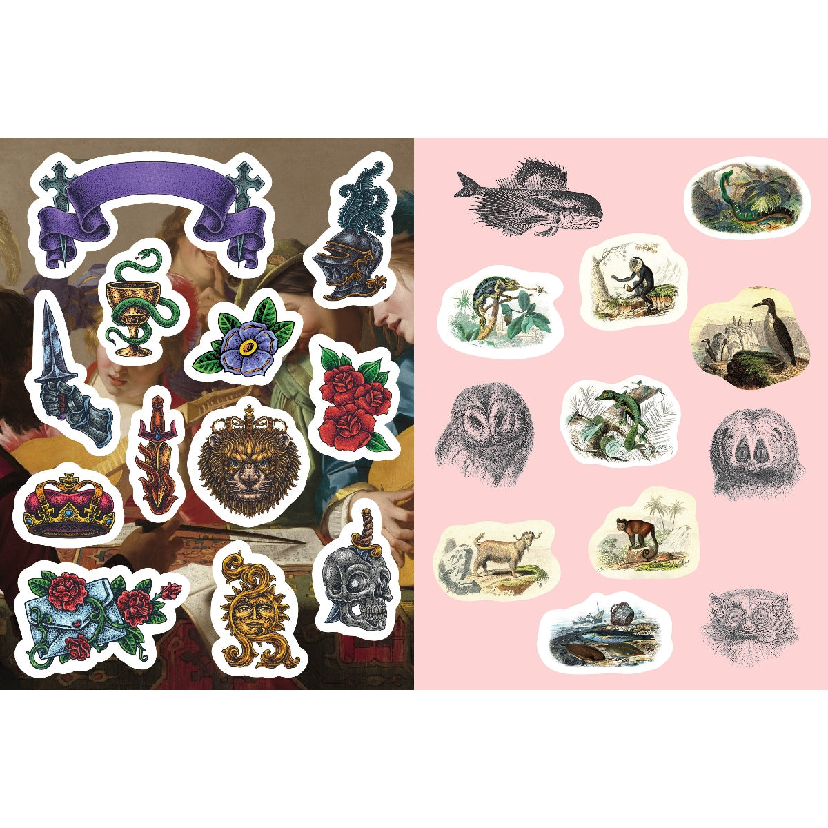 Oddities &amp; Curiosities Sticker, Color &amp; Activity Book