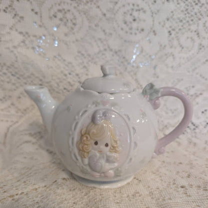 Vintage Precious Moments Ceramic Teapot