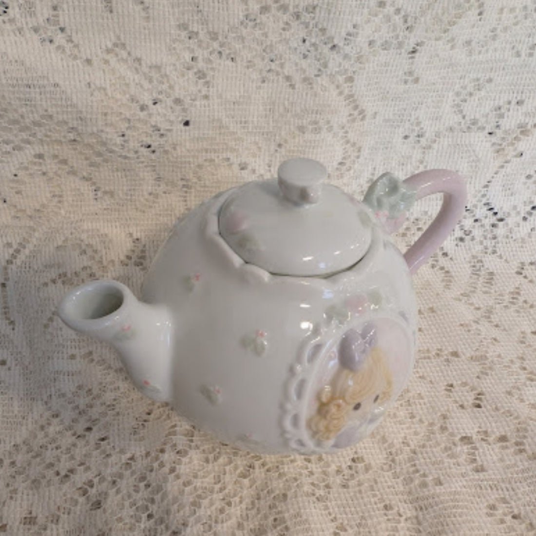 Vintage Precious Moments Ceramic Teapot