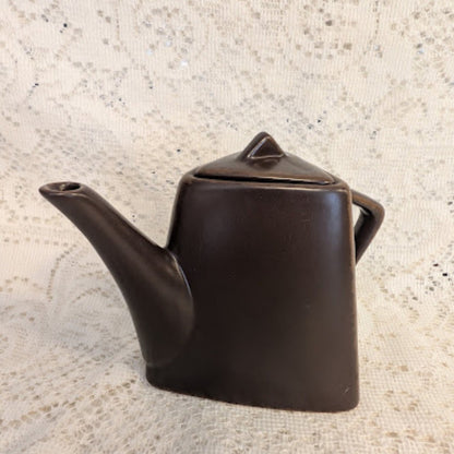 Vintage Dansk Designs France Modern Brown Stoneware Teapot