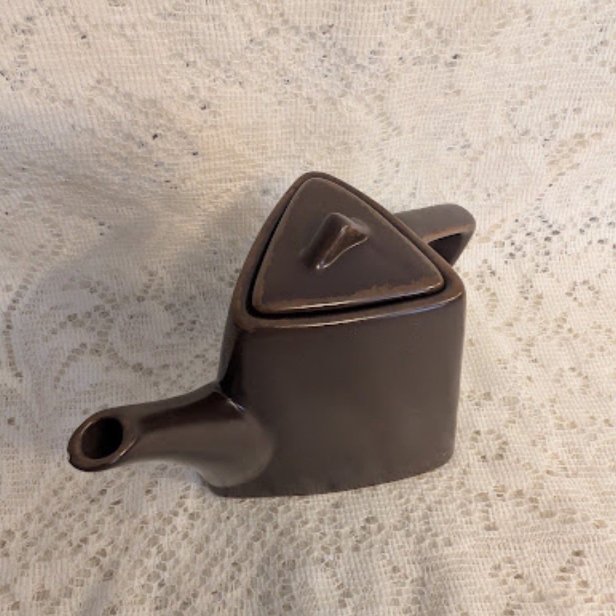 Vintage Dansk Designs France Modern Brown Stoneware Teapot