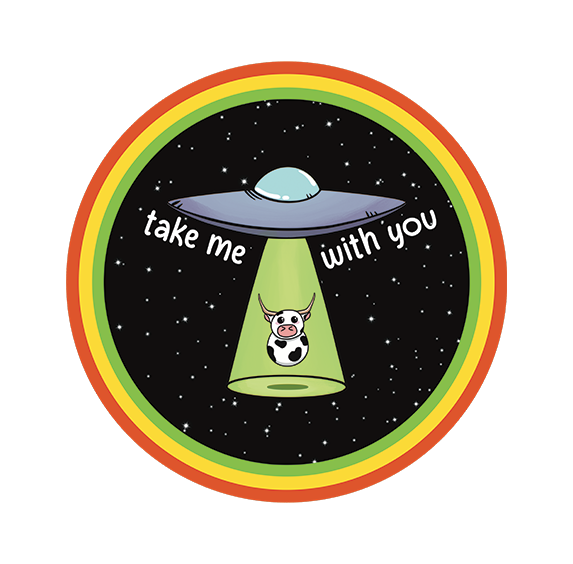 Vinyl Sticker - Take Me With You