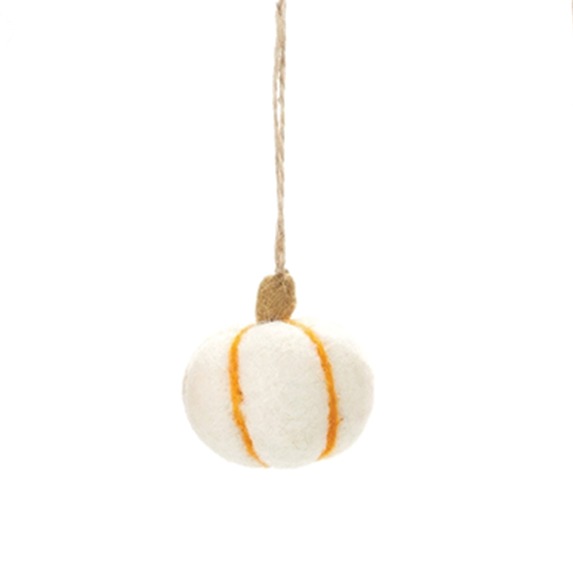 Handmade Felt Ornament - Pumpkins