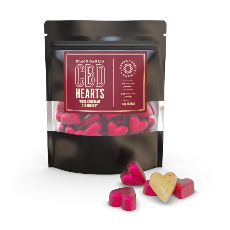 White Chocolate Strawberry Hearts