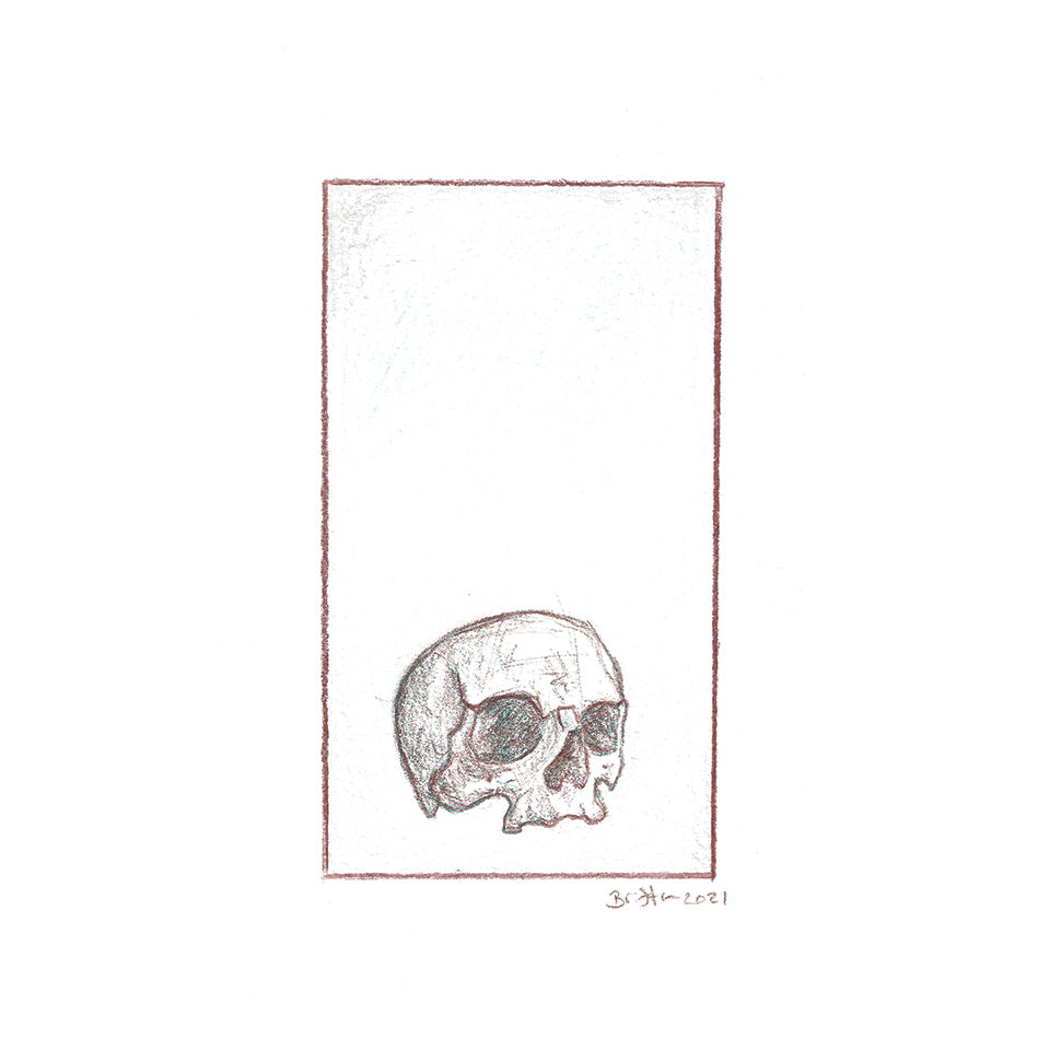 4 x 6 Print - &quot;Skull&quot; by Britta Gomez