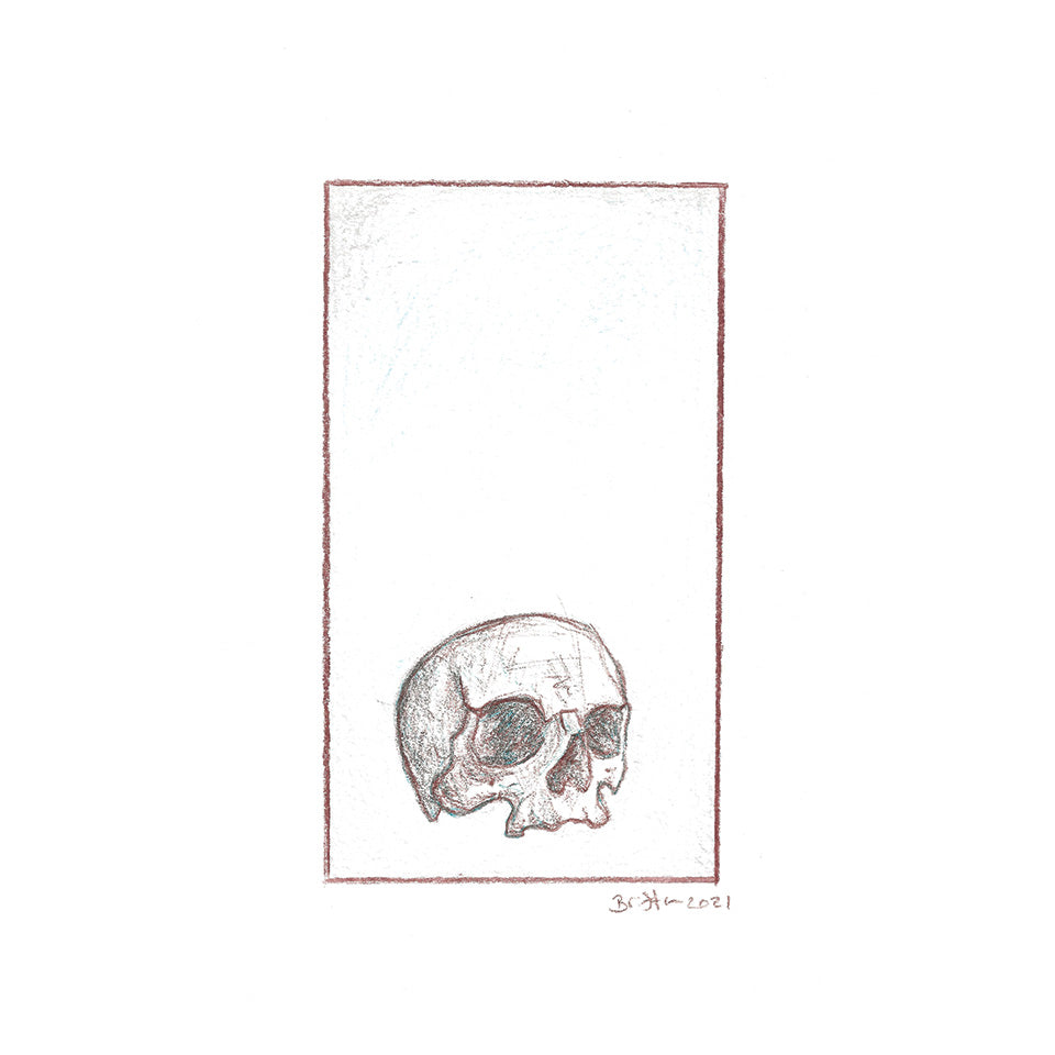 4 x 6 Print - "Skull" by Britta Gomez