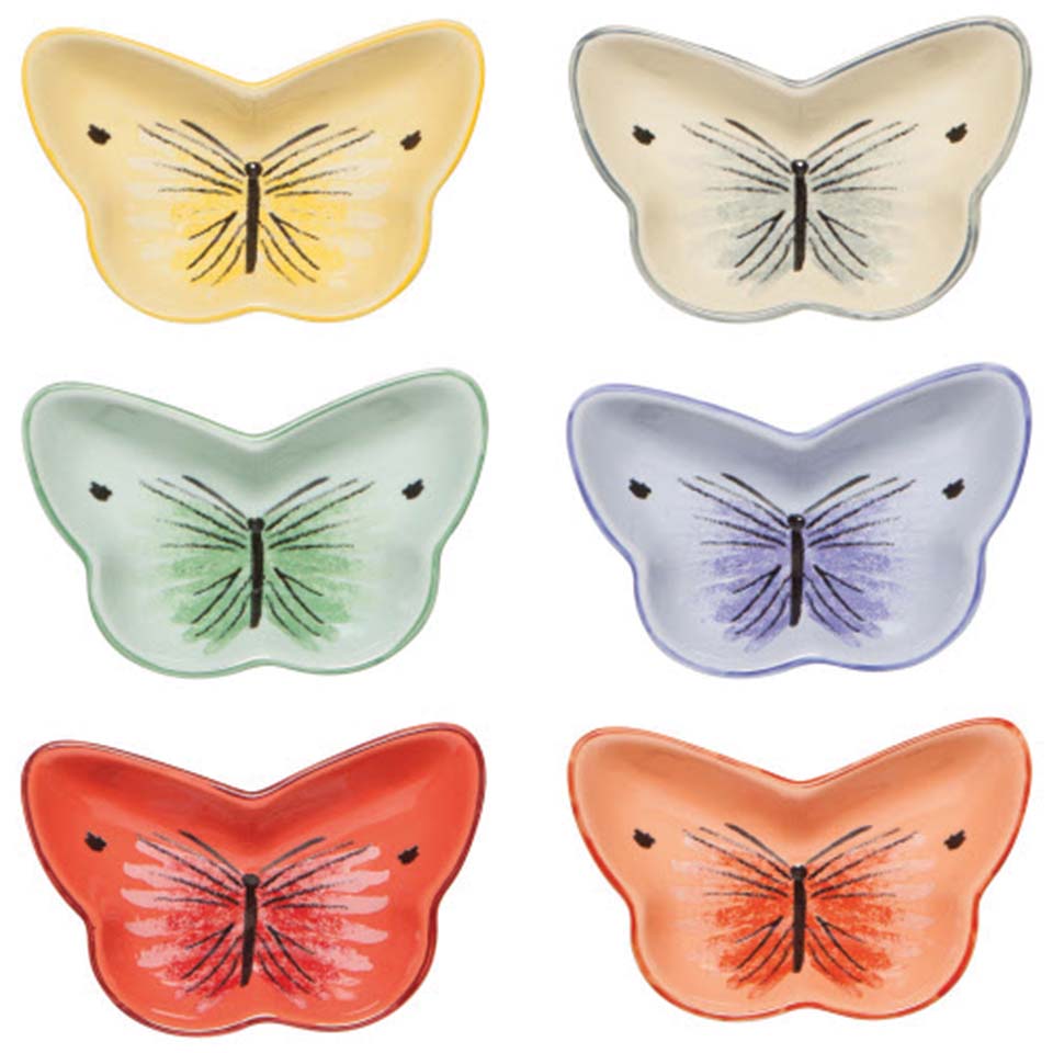 Trinket / Teabag Tray - Butterflies