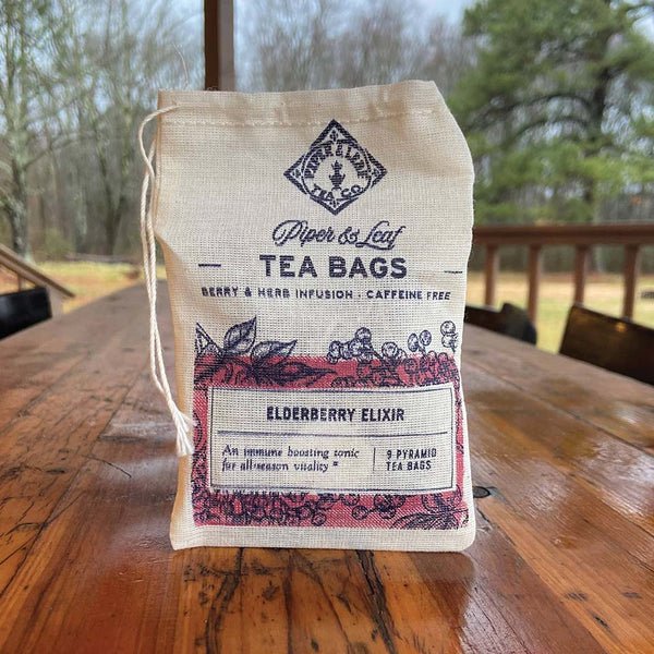 Piper & Leaf Tea Bags - Elderberry Elixir